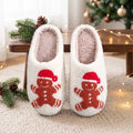 Gingerbread Man Cozy Slippers