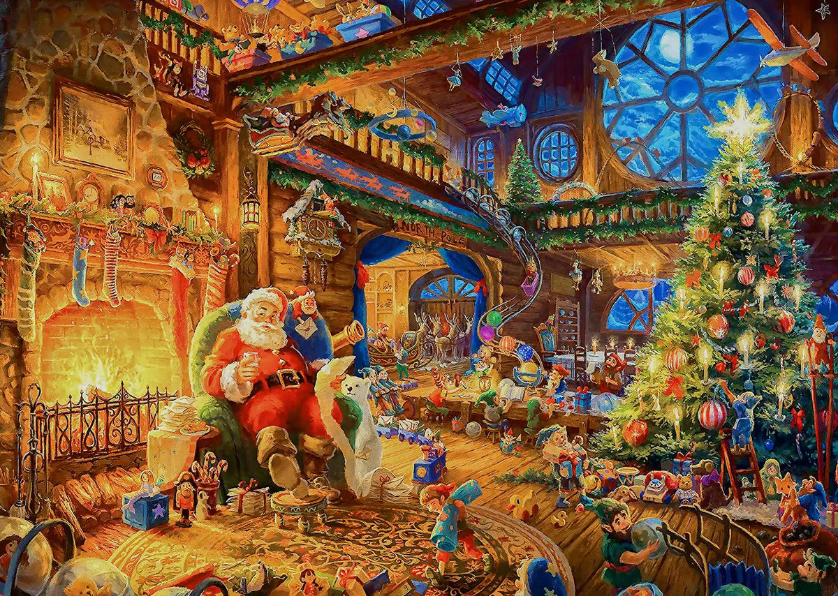 Christmas Cabin 1000-Piece Jigsaw Puzzle
