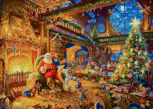 Christmas Cabin 1000-Piece Jigsaw Puzzle