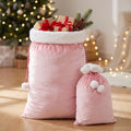 Pink Velvet Santa Sacks (2-Pack)