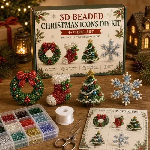 Christmas Icons 3D beaded DIY kit