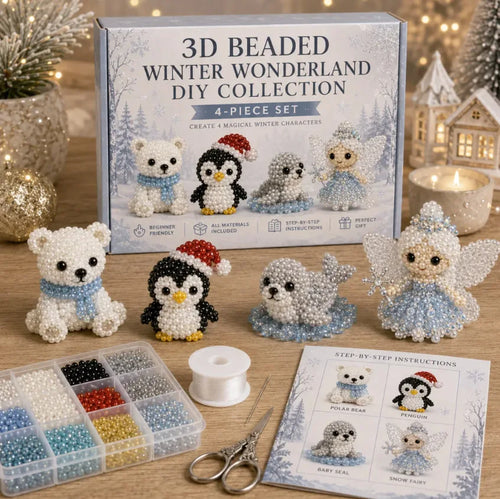 Winter Wonderland 3D beaded DIY kit