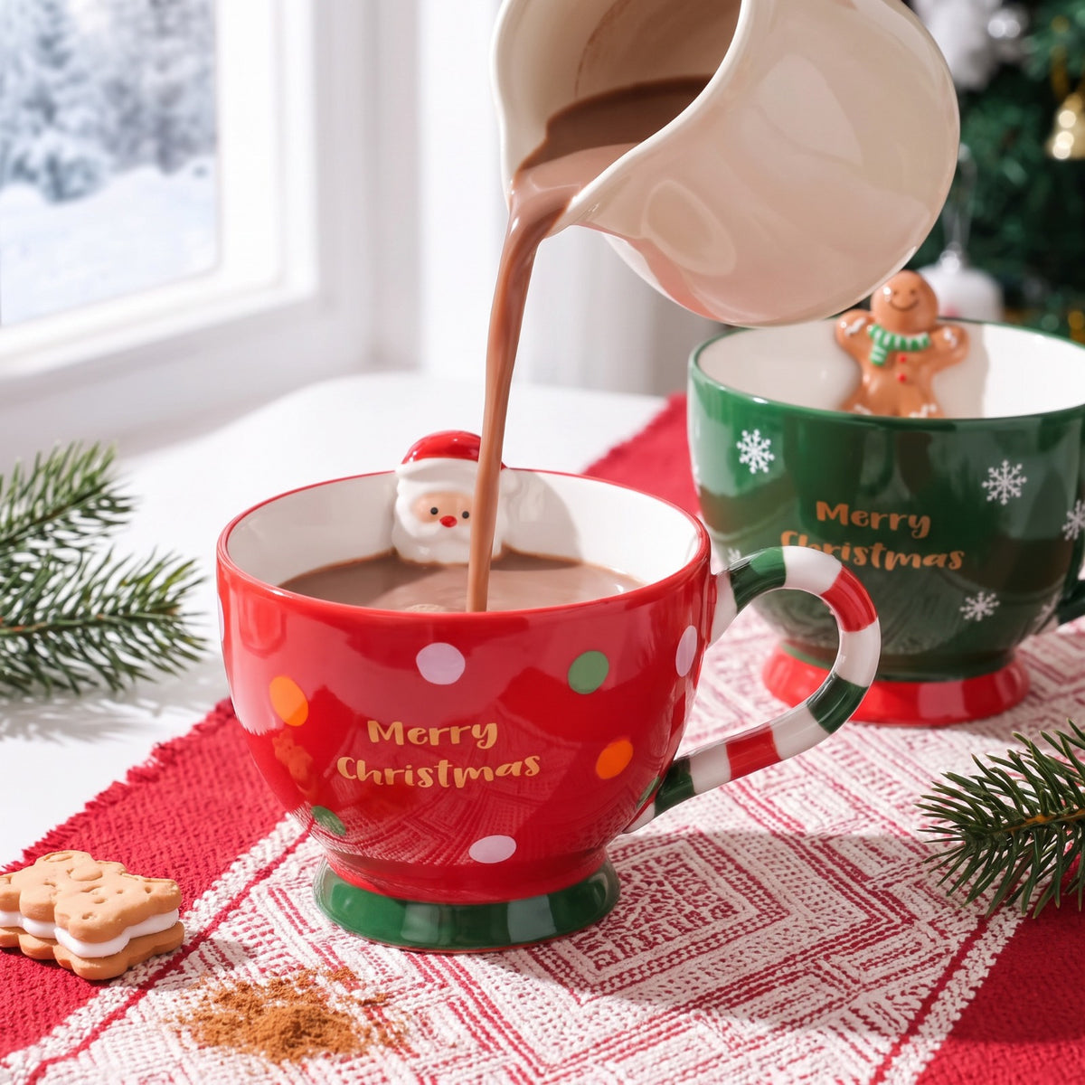 Christmas Ceramic Mug, 500 ml