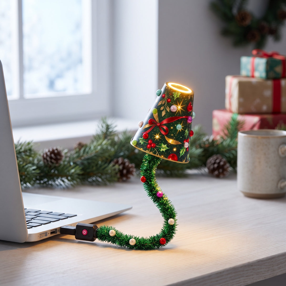 Christmas Tree USB Projection Lamp