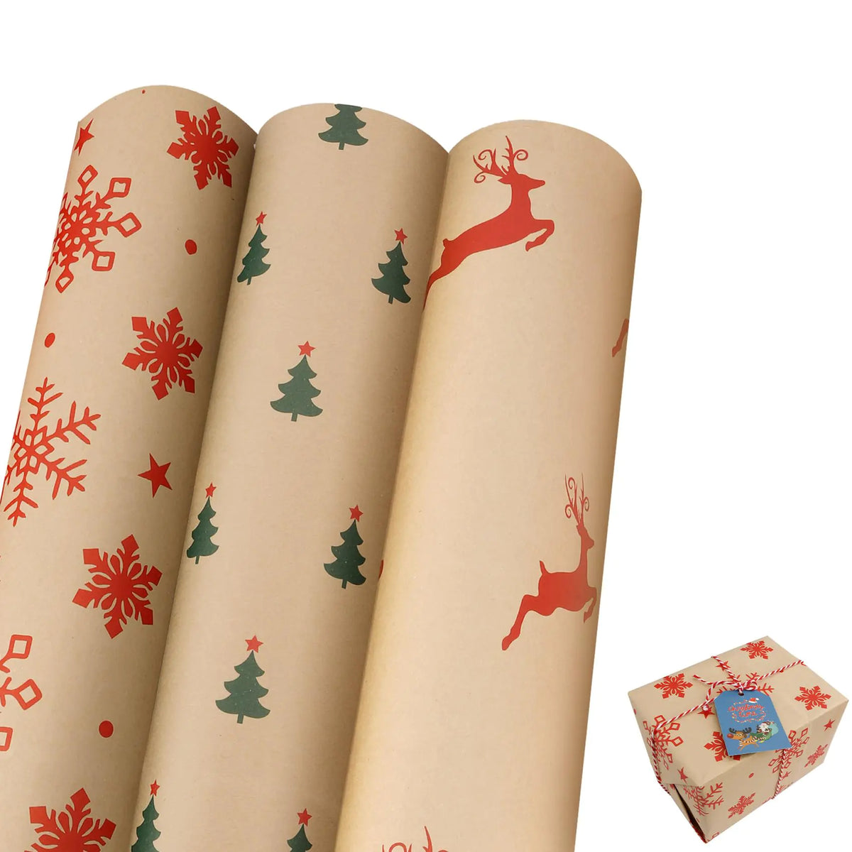 Christmas Wrapping Paper Set