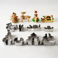 3D Christmas Scene Cookie Mold