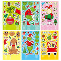 Make-a-Face Christmas Sticker Sheets